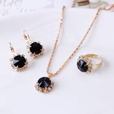 Fashion Round Crystal Jewelry Set